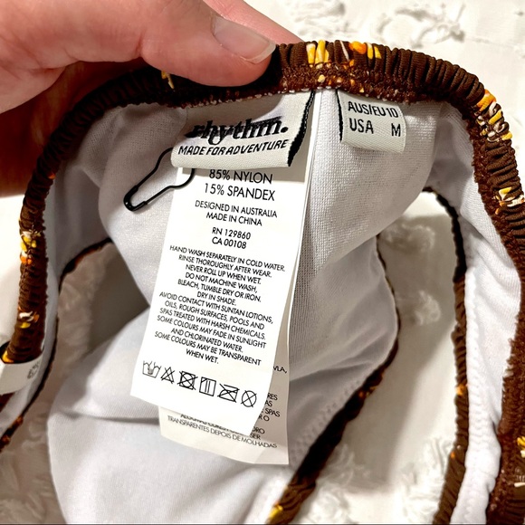 Free People Rhythm Brown Floral Bikini - Picture 8 of 10